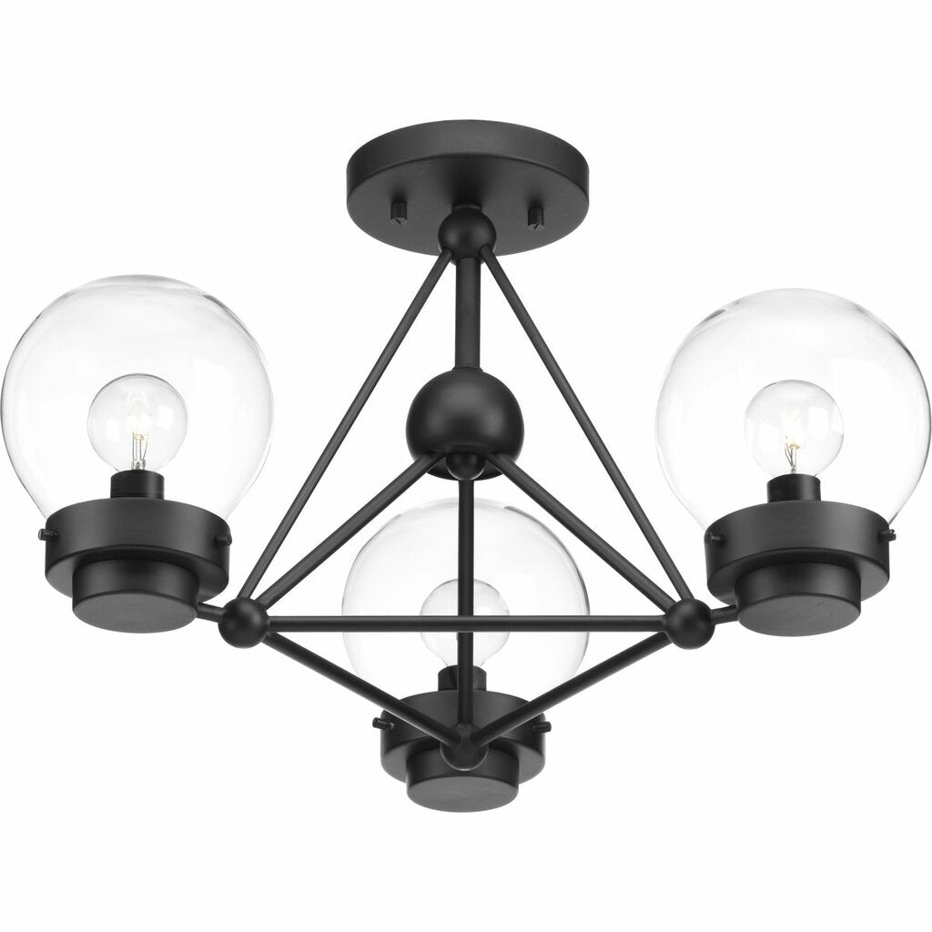 Progress Lighting P400077-031 Fixture Spatial showcases a modern form