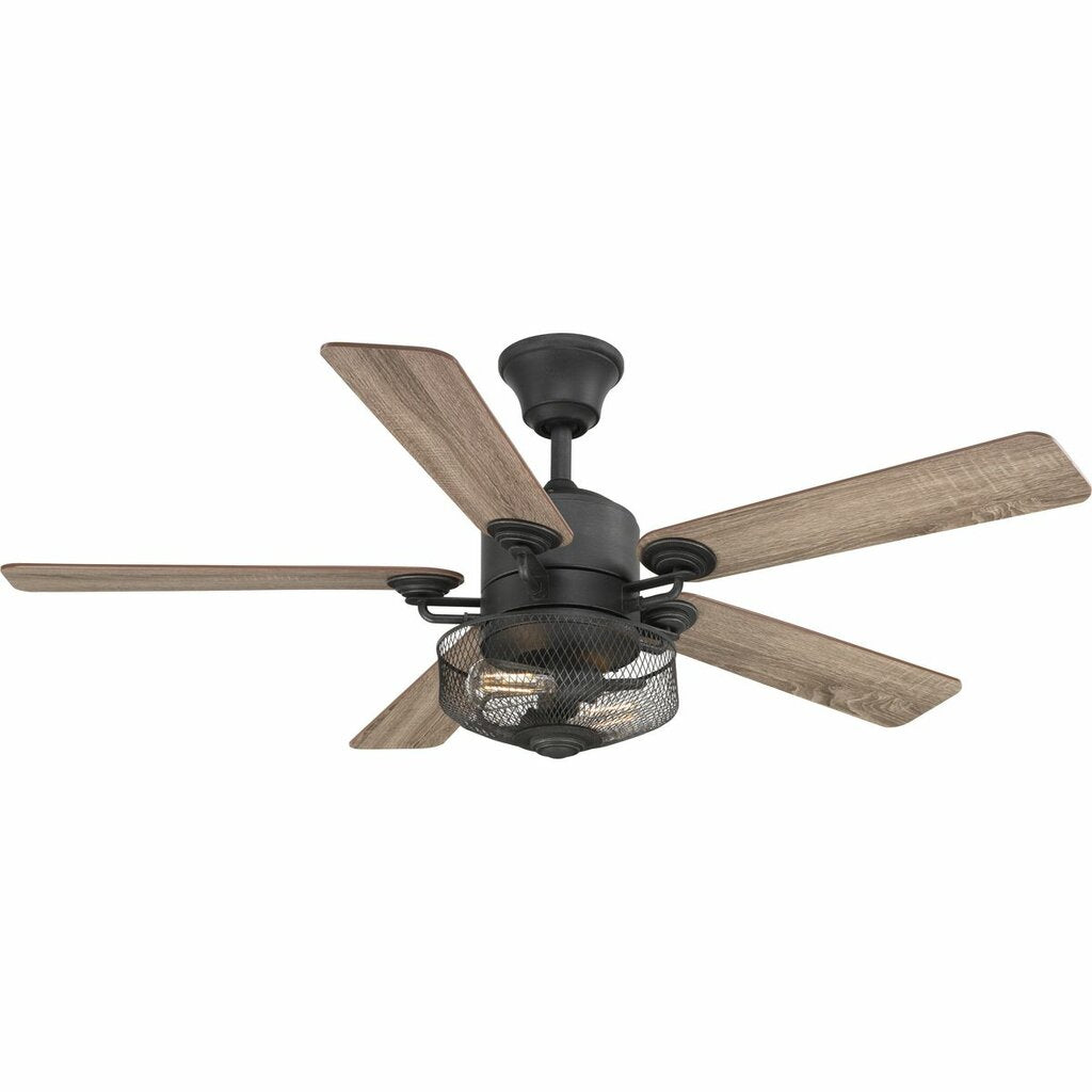 Progress Lighting P2584-71 This five-blade 54 inch Greer ceiling fan