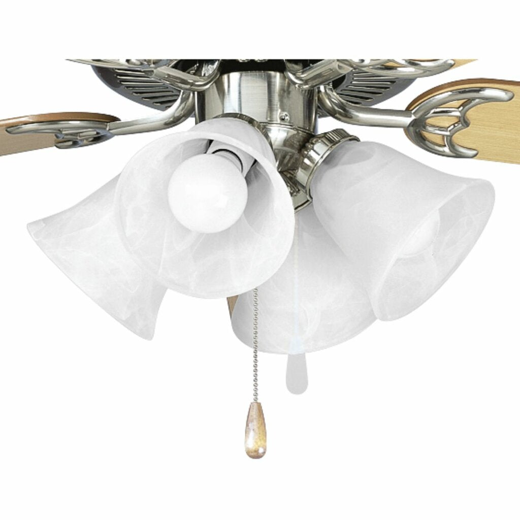 Progress Lighting P2610-09WB Fixture Four-light kit with white washed