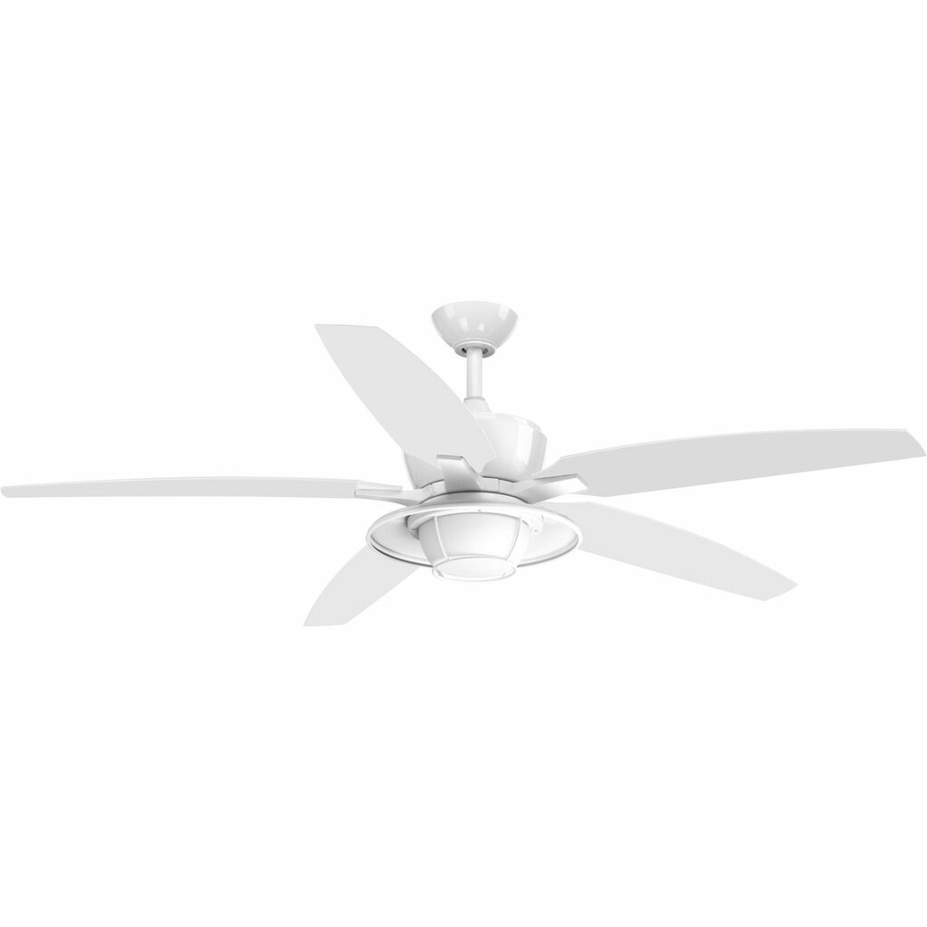 Progress Lighting P2564-3030K This five-blade 60 inch White with white