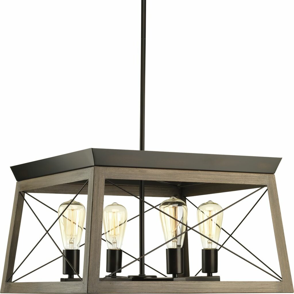 Progress Lighting P400047-020 Fixture Create a rustic atmosphere with