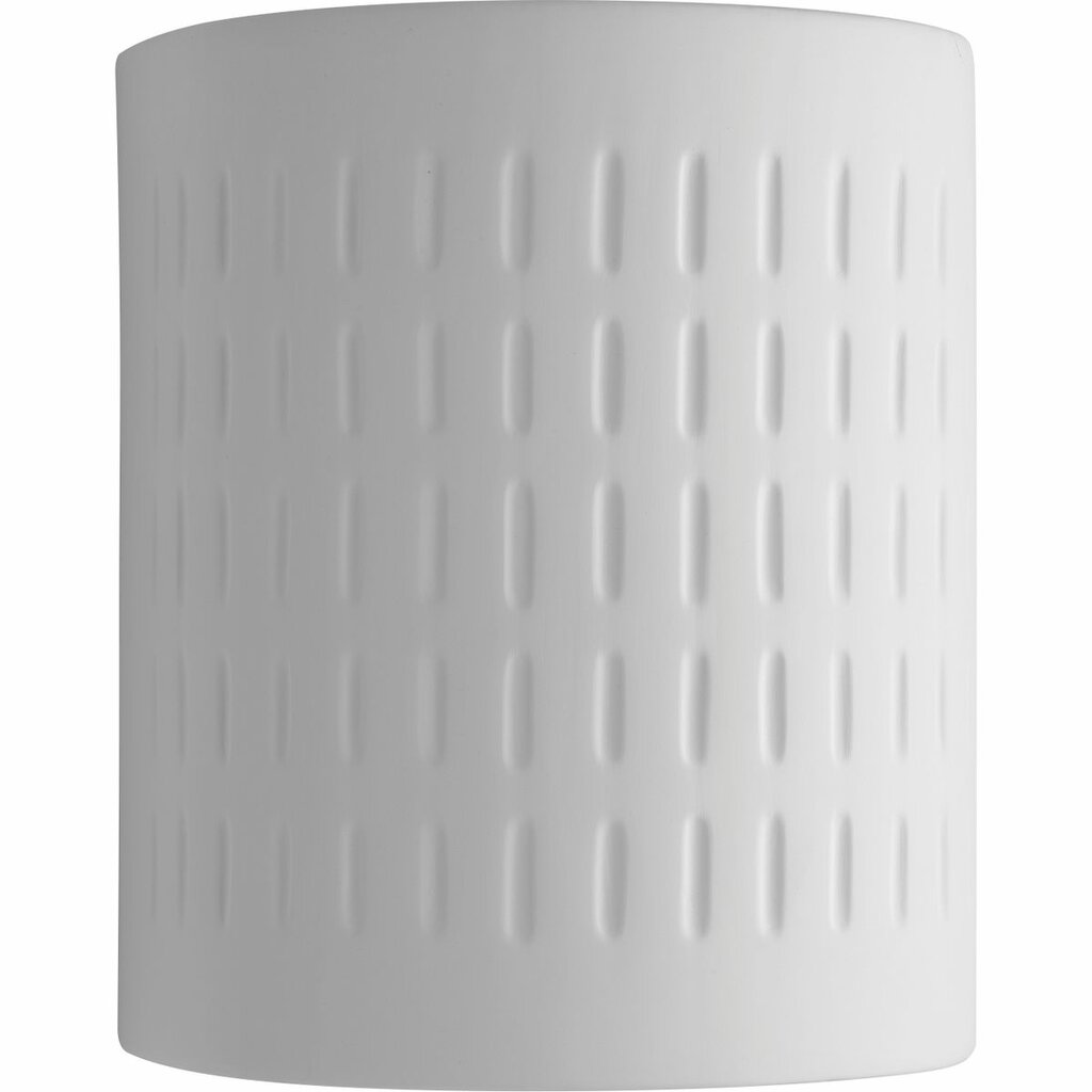 Progress Lighting P560044-030 Fixture A white ceramic outdoor sconce