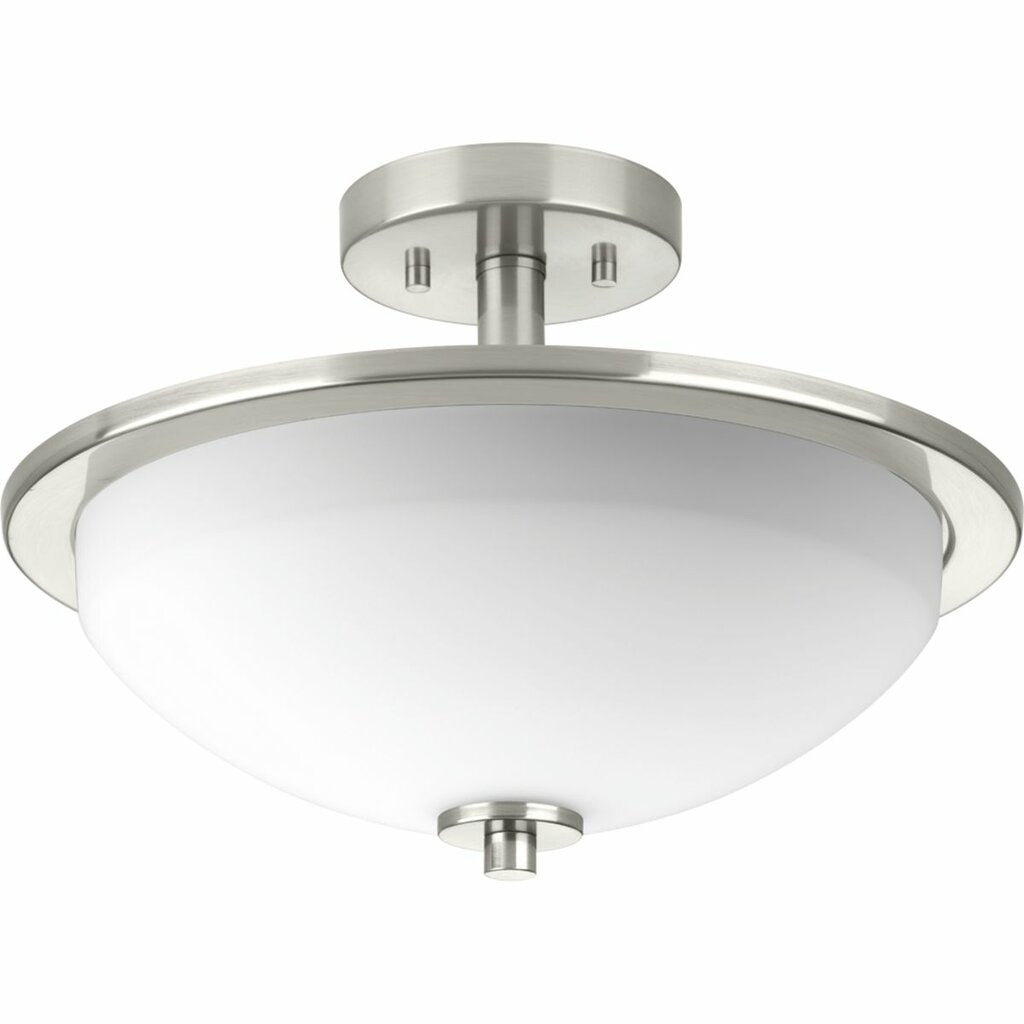 Progress Lighting P3424-09 Fixture The two-light semi-flush from the