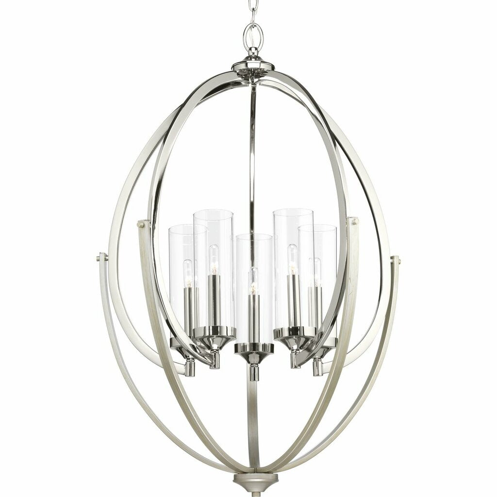 Progress Lighting P400025-104 Chandelier Fixture Evoke features an