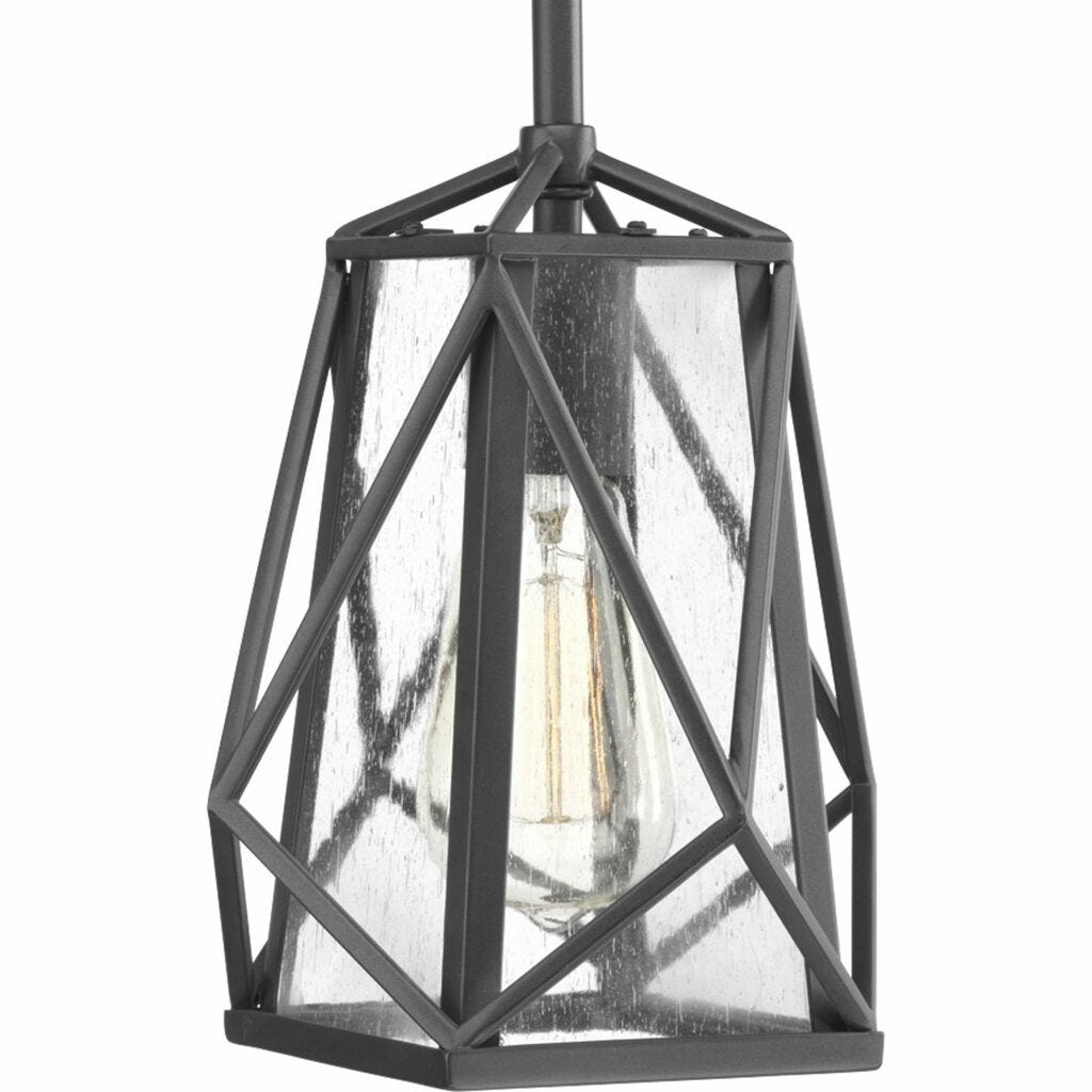 Progress Lighting P5073-143 Pendant Fixture With clear seeded glass in
