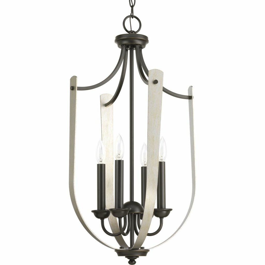 Progress Lighting P400014-020 Pendant Fixture Mixed finishes of