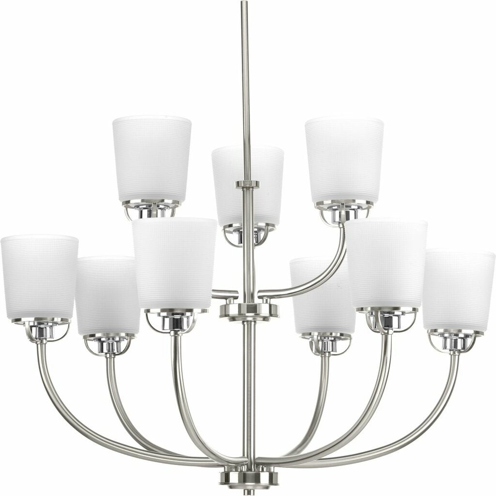 Progress Lighting P400010-009 Chandelier Fixture A modern form with