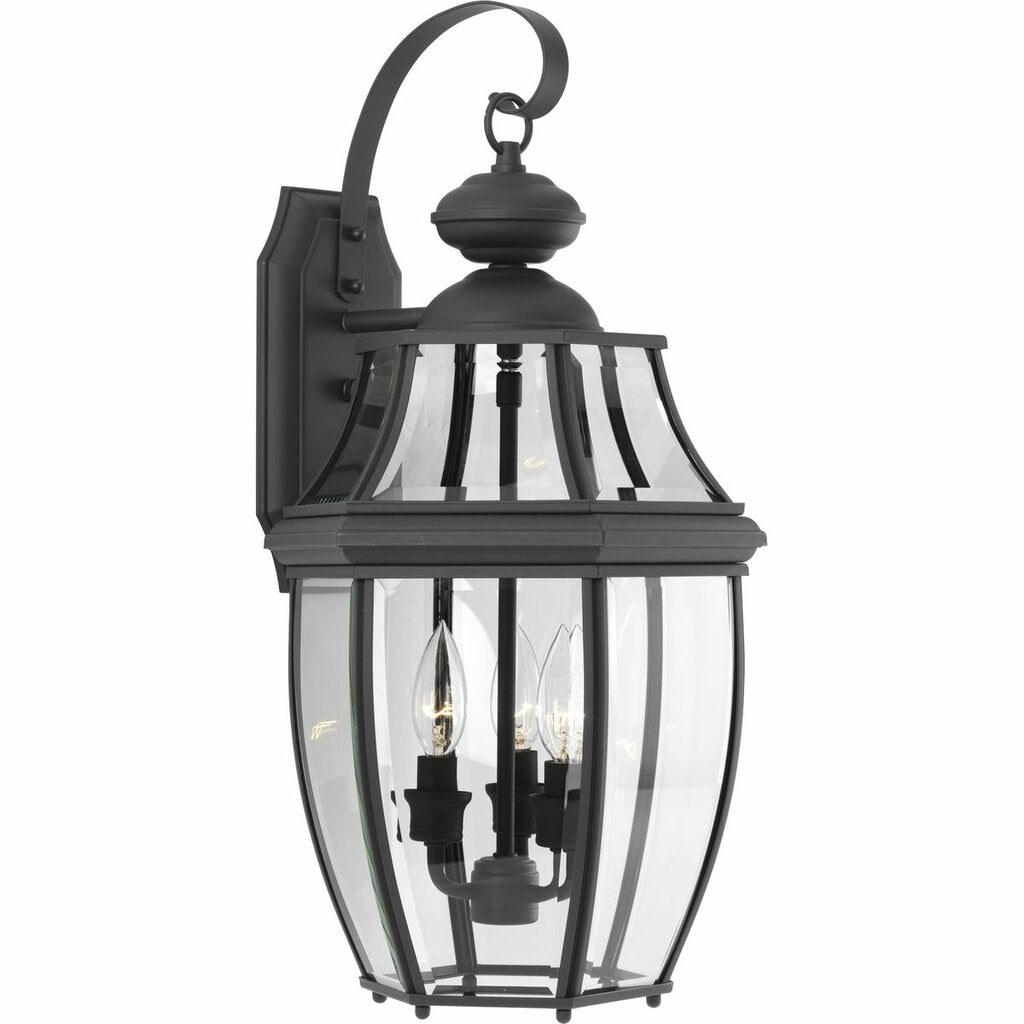 Progress Lighting P6612-31 Fixture A Black finish complements clear