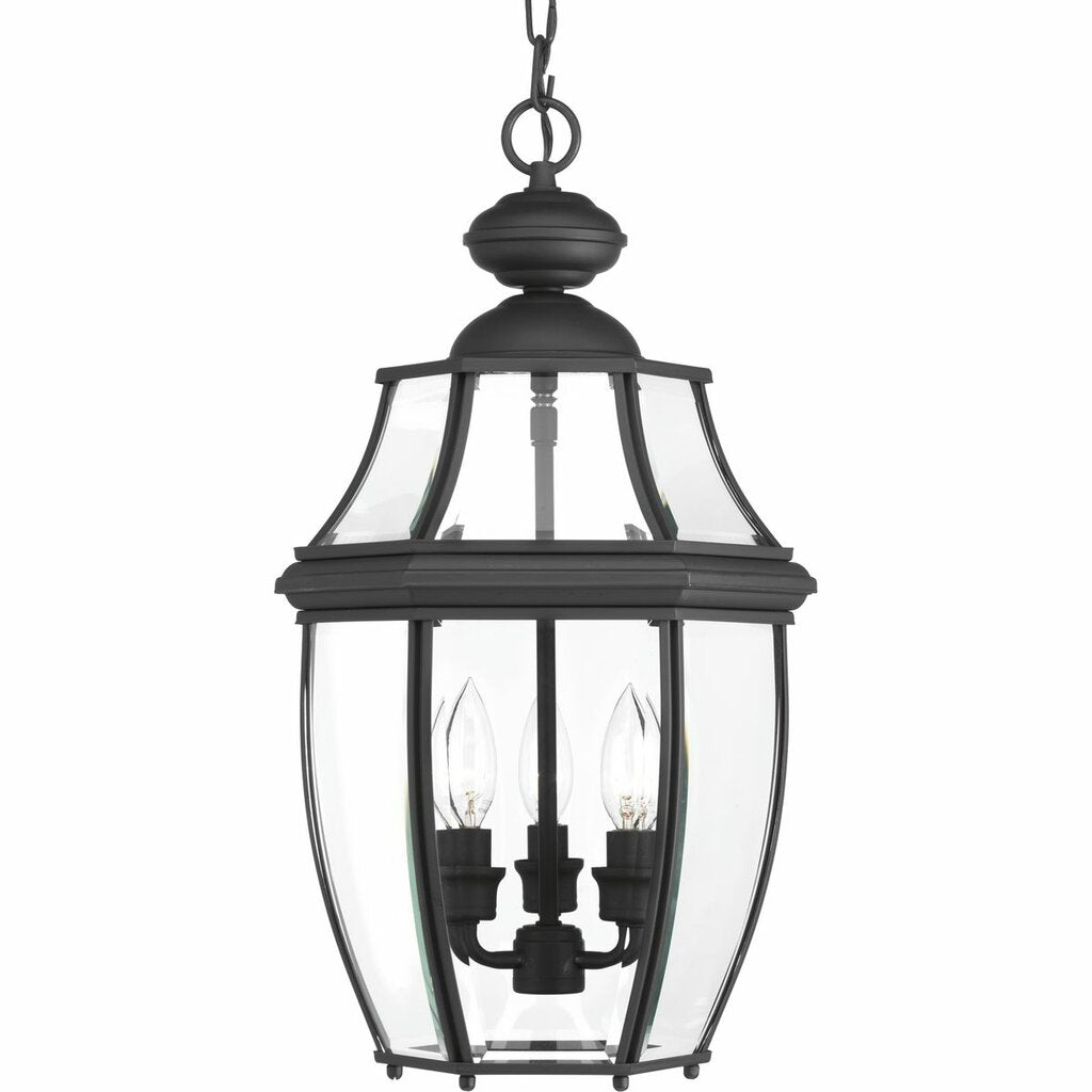 Progress Lighting P6533-31 Fixture A Black finish complements clear