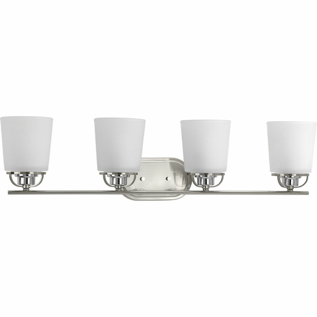 Progress Lighting P300007-009 Bath Fixture A modern form with