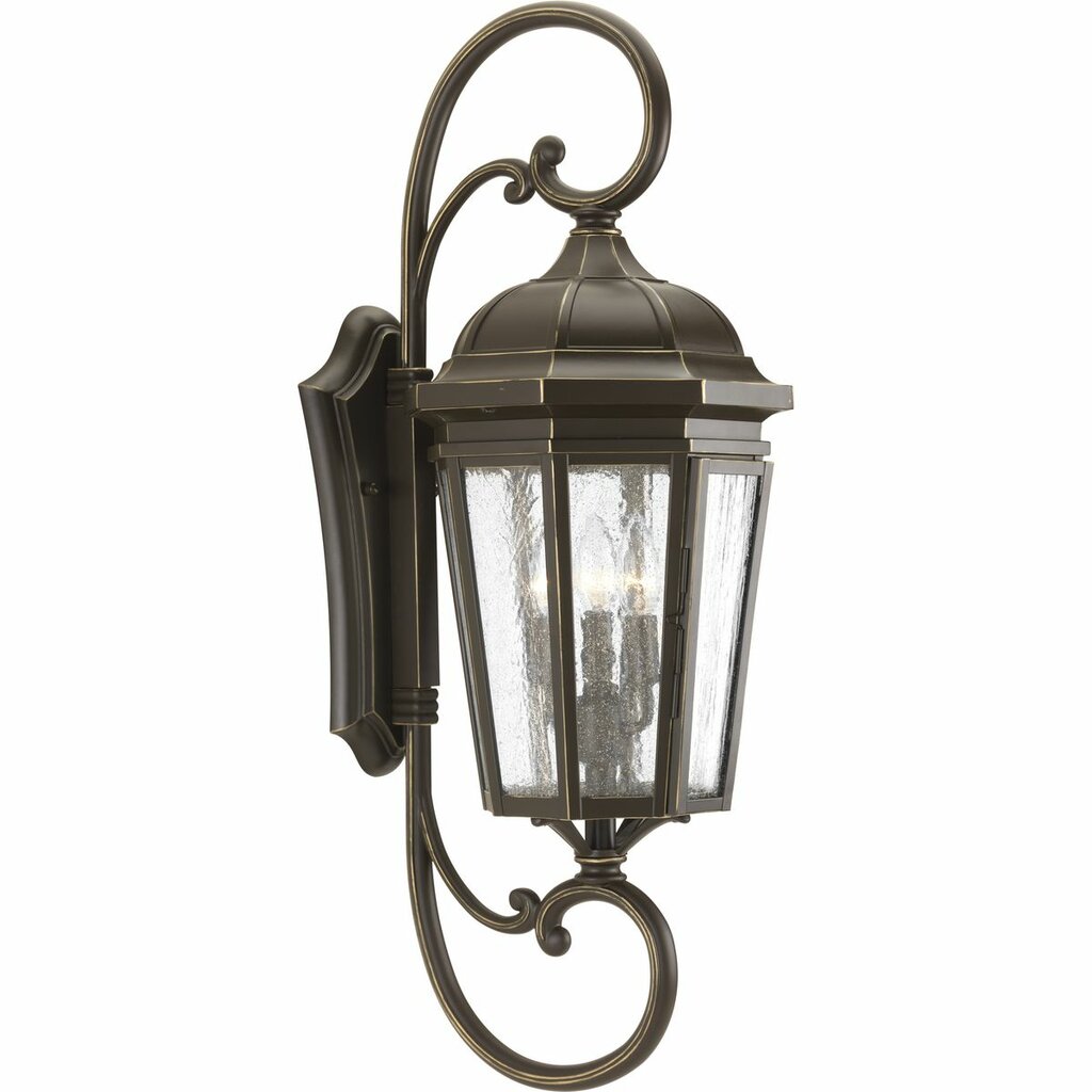 Progress Lighting P560017-020 Fixture The three-light wall lantern in