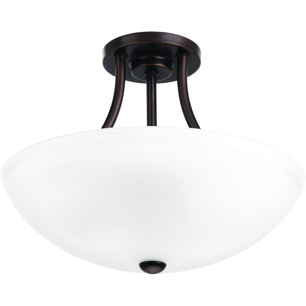 Progress Lighting P3748-20 Fixture Two-light semi-flush/convertible