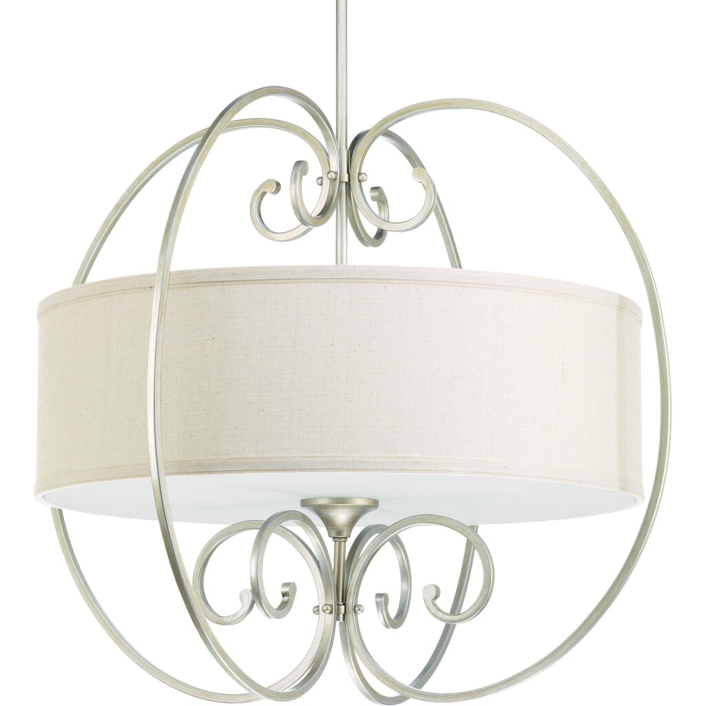Progress Lighting P5336-134 Pendant Fixture Overbrook four-light