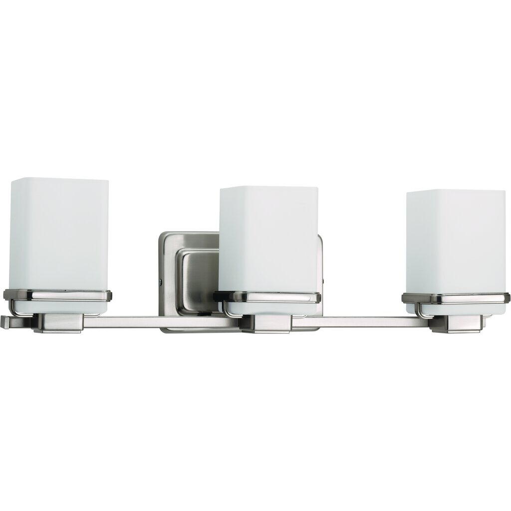 Progress Lighting P2195-09 Bath Fixture Enjoy a cool and sleek modern