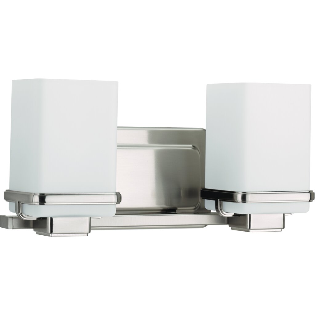 Progress Lighting P2194-09 Bath Fixture Enjoy a cool and sleek modern