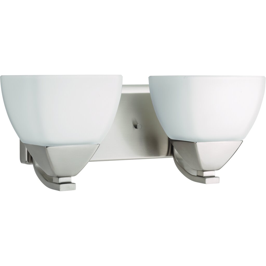 Progress Lighting P2701-09 Bath Fixture Two-light bath with