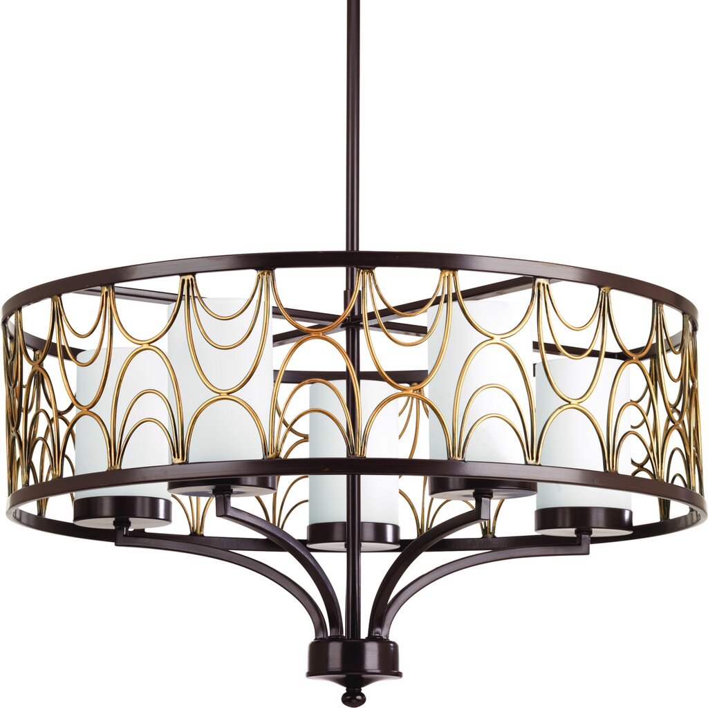 Progress Lighting P4700-20 Chandelier Fixture The five-light