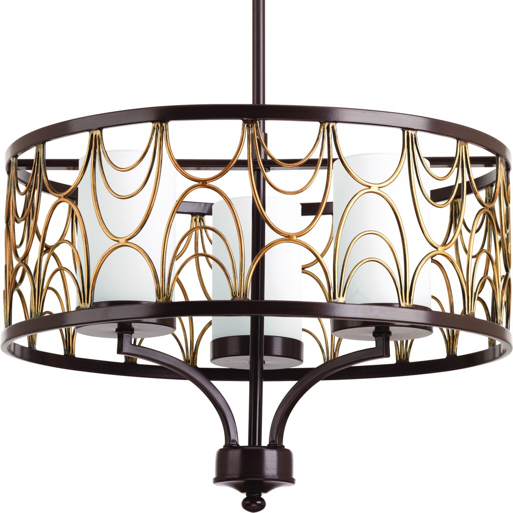 Progress Lighting P4699-20 Chandelier Fixture The three-light