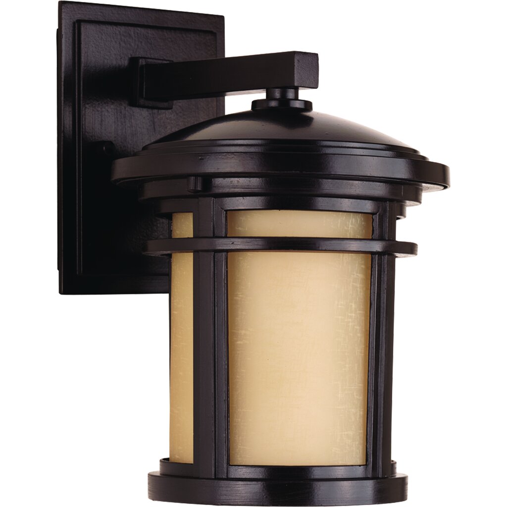 Progress Lighting P6084-2030K9 9W LED Fixture wall lantern with etched