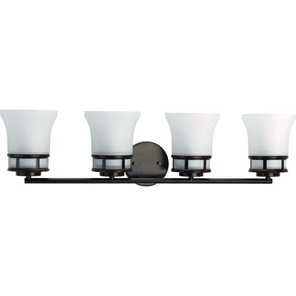 Progress Lighting P2149-20 Bath Fixture Four-light bath & vanity with
