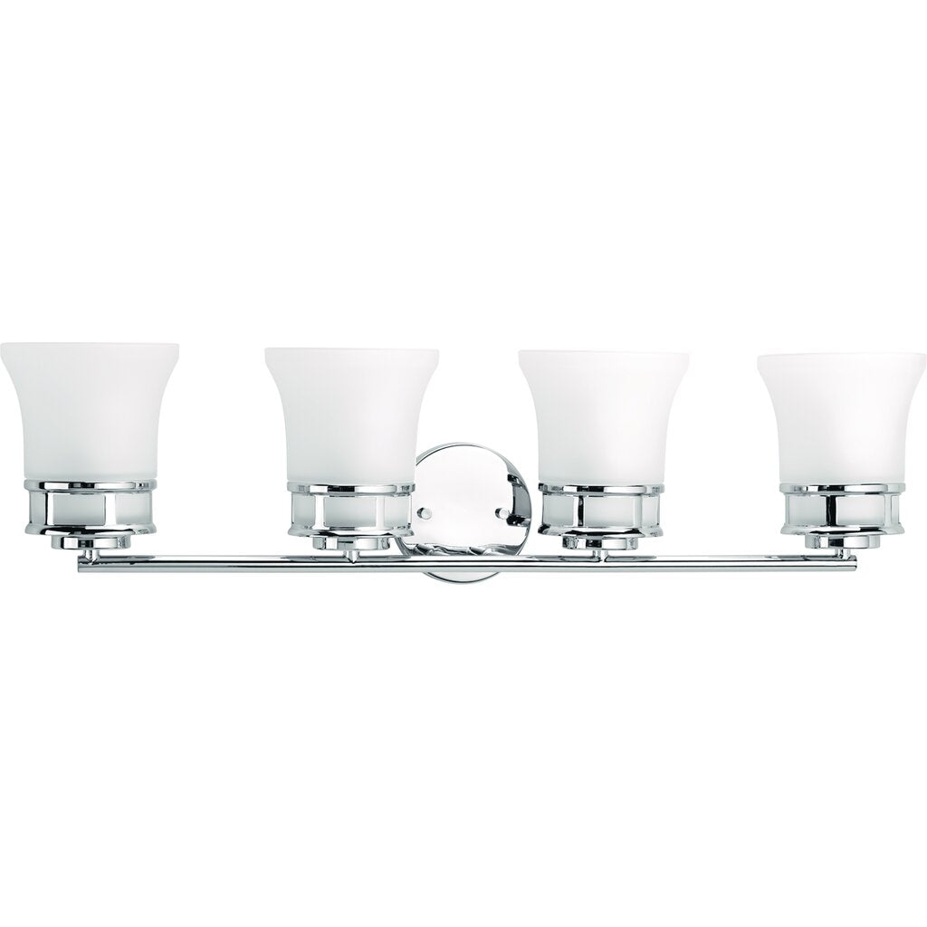 Progress Lighting P2149-15 Bath Fixture Four-light bath & vanity with