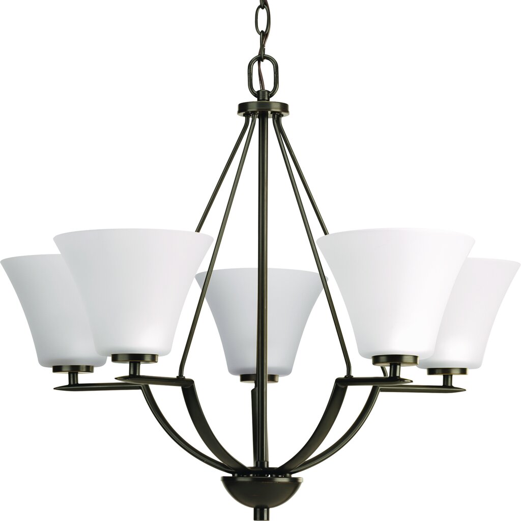 Progress Lighting P4623-20W Chandelier Fixture Five-light chandelier