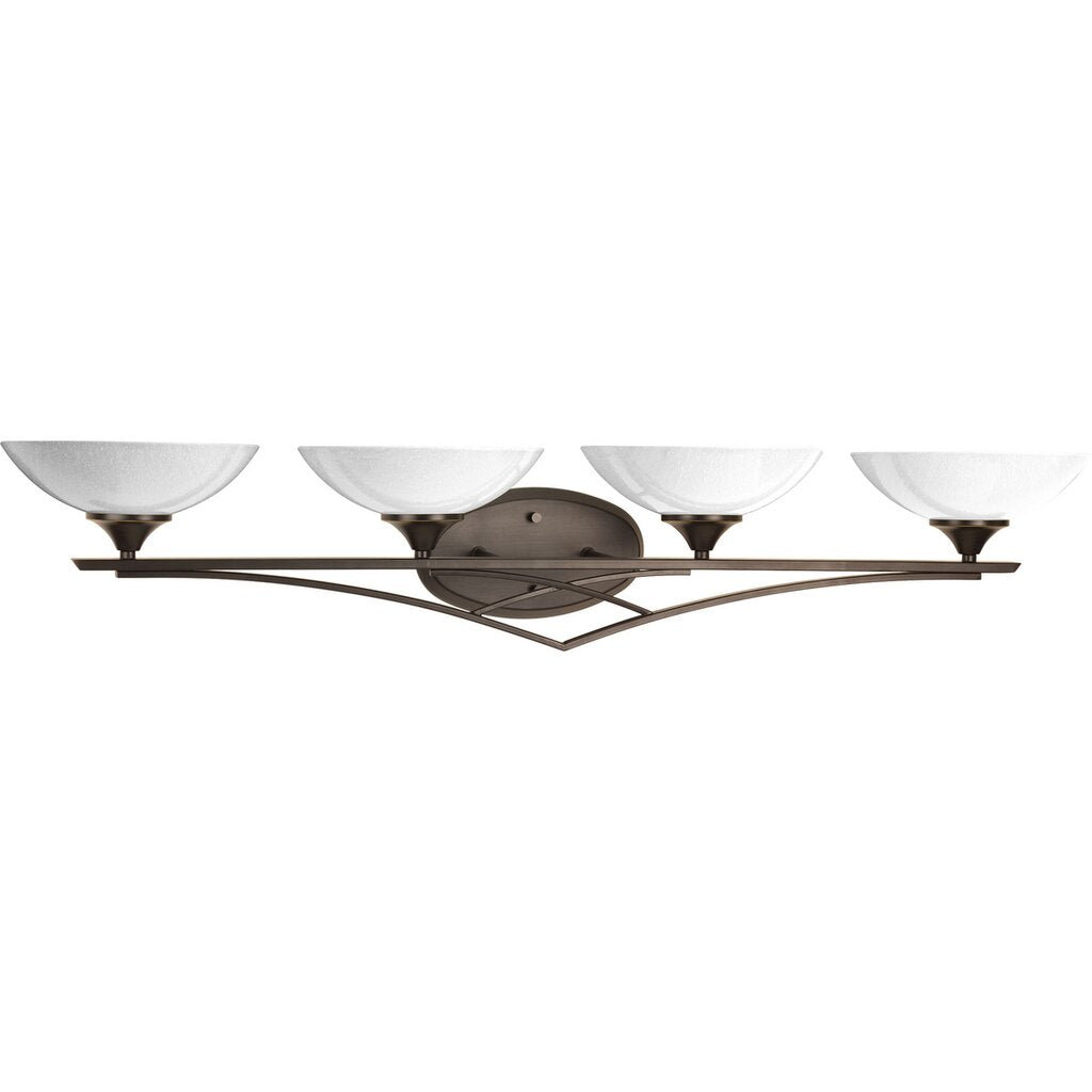 Progress Lighting P2153-20 Bath Fixture Four-light bath with polished