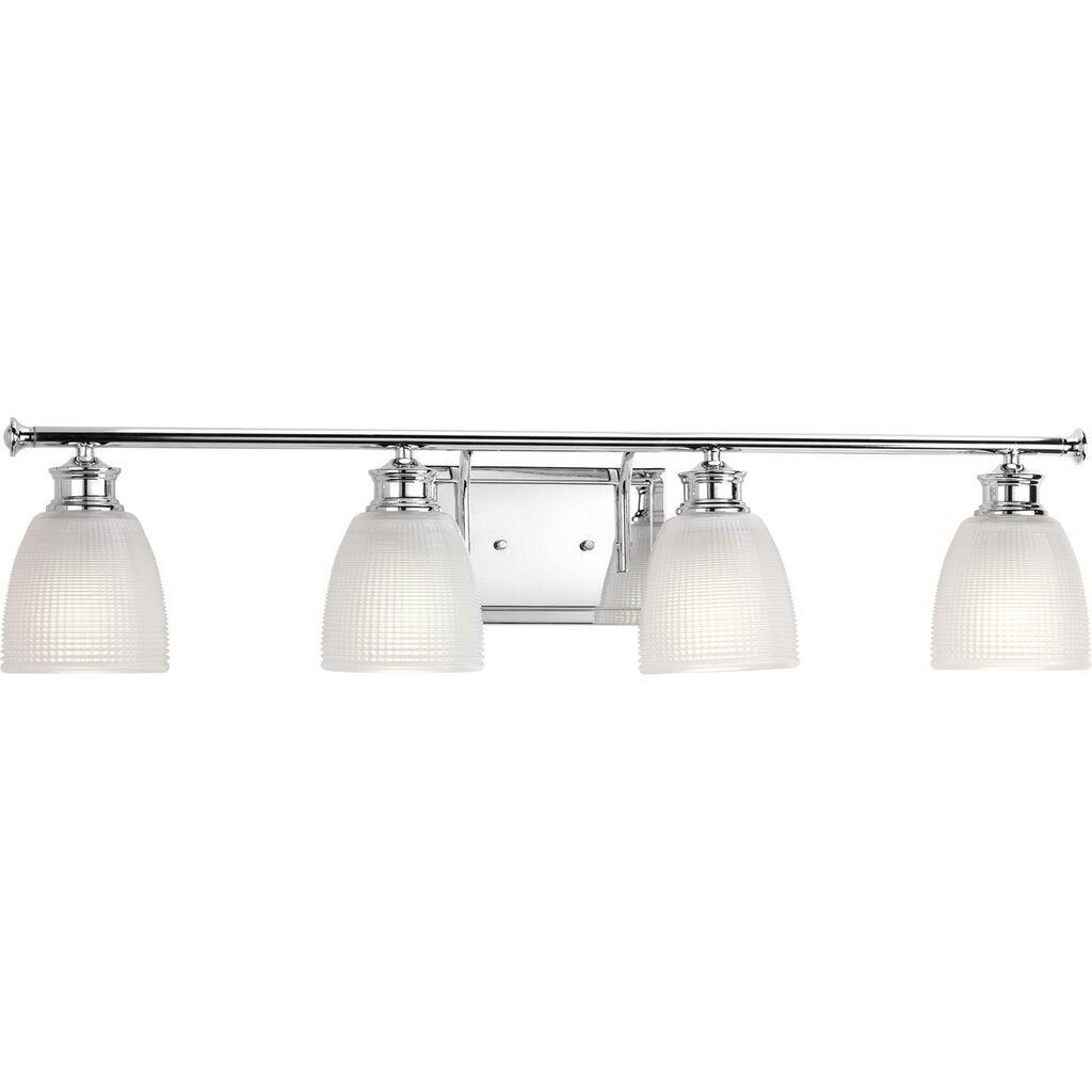 Progress Lighting P2118-15 Bath Fixture Four-light bath from the Lucky