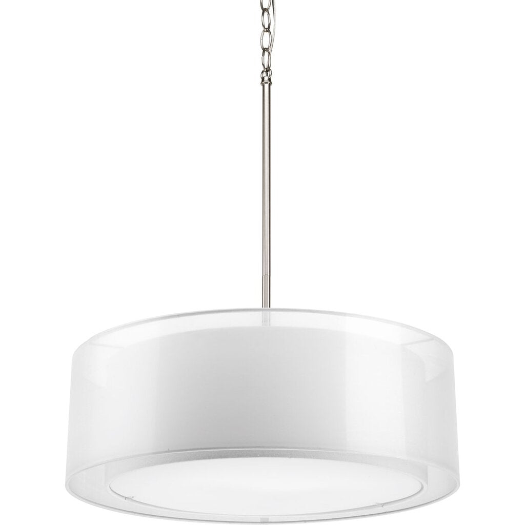 Progress Lighting P5037-09 Pendant Fixture Three-light pendant with