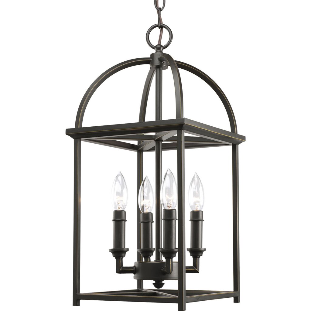 Progress Lighting P3884-20 Fixture Four-light foyer lantern with