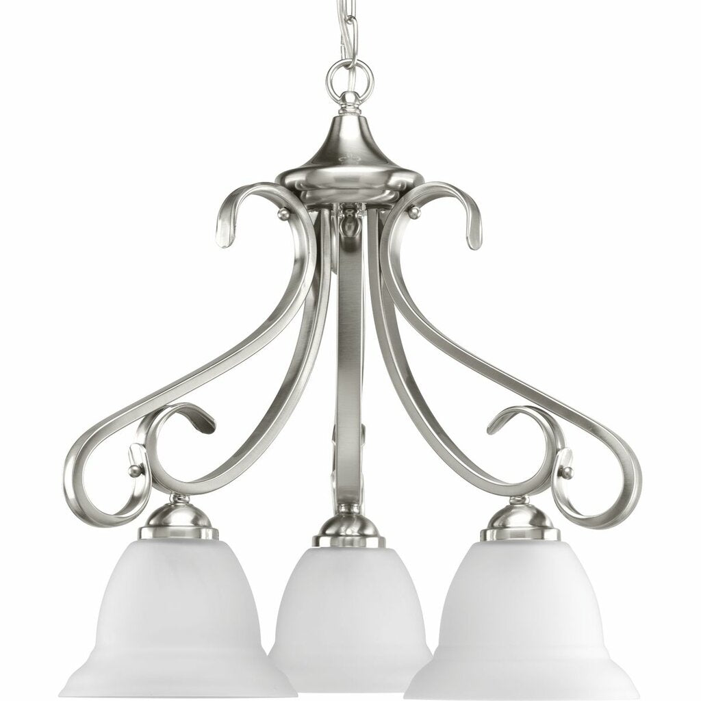Progress Lighting P4405-09 Chandelier Fixture Three-light chandelier