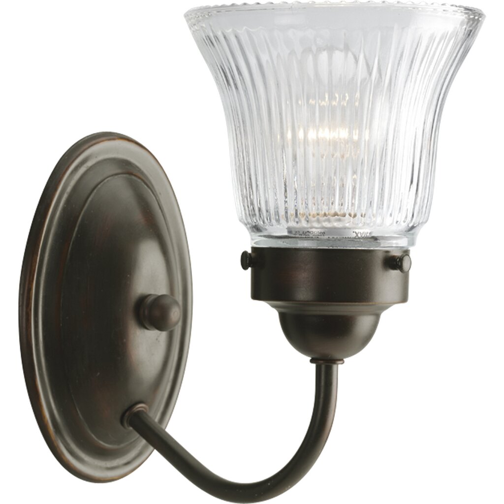 Progress Lighting P3287-20 Bath Fixture Fluted Glass 1-light bath