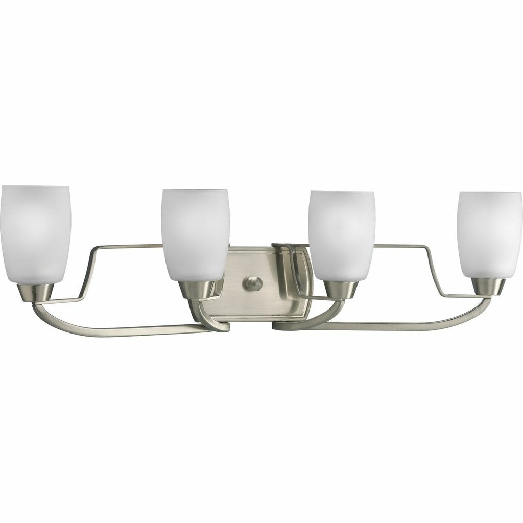 Progress Lighting P2797-09 Bath Fixture Sweeping arching elegant arms