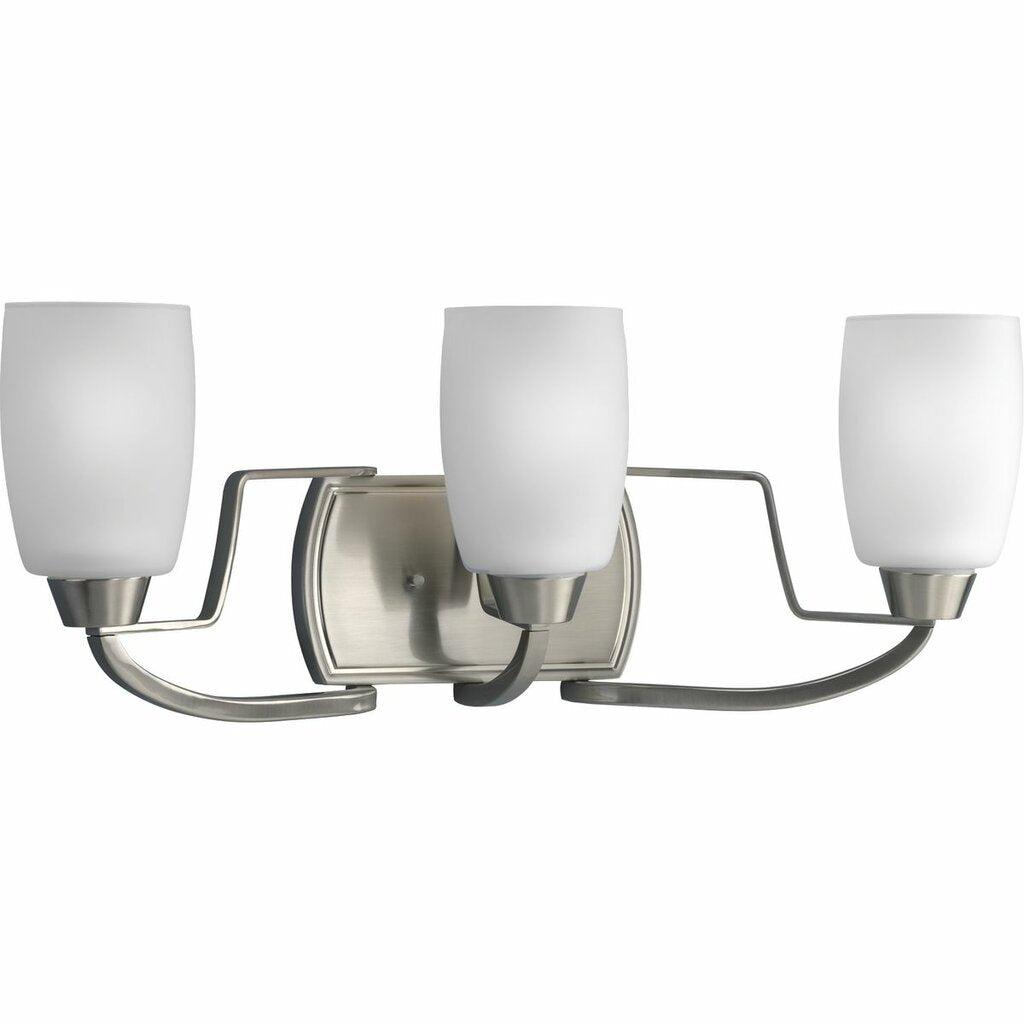 Progress Lighting P2796-09 Bath Fixture Sweeping arching elegant arms