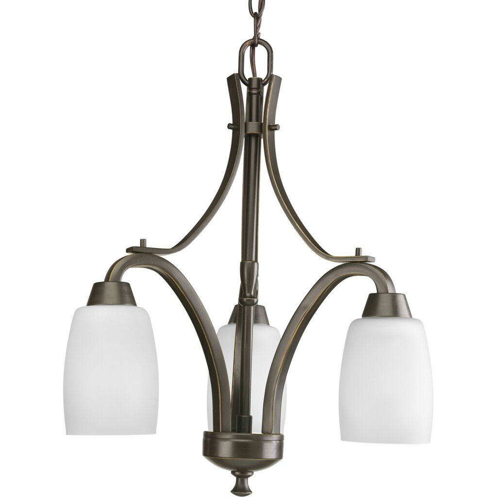 Progress Lighting P4434-20 Chandelier Fixture Three-light chandelier