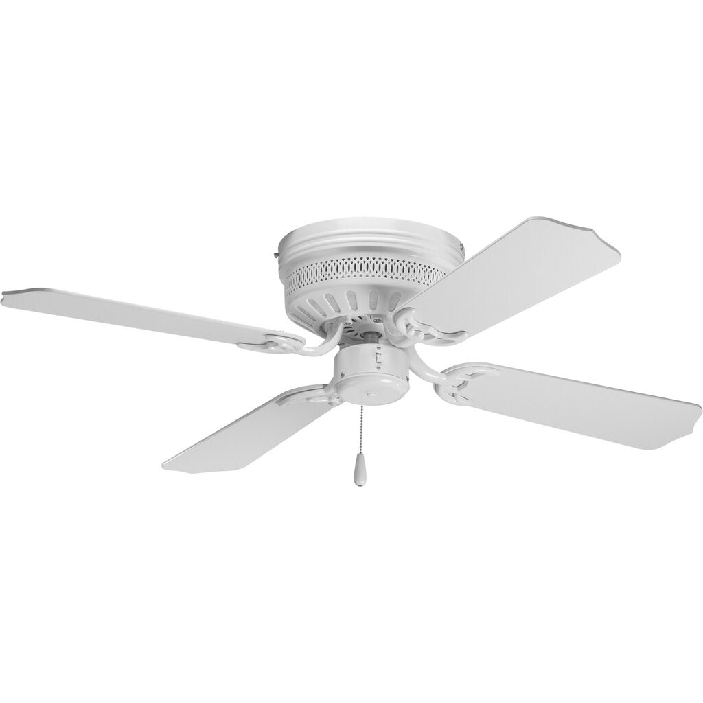 Progress Lighting P2524-30 42 in indoor hugger fan with 4 White blades