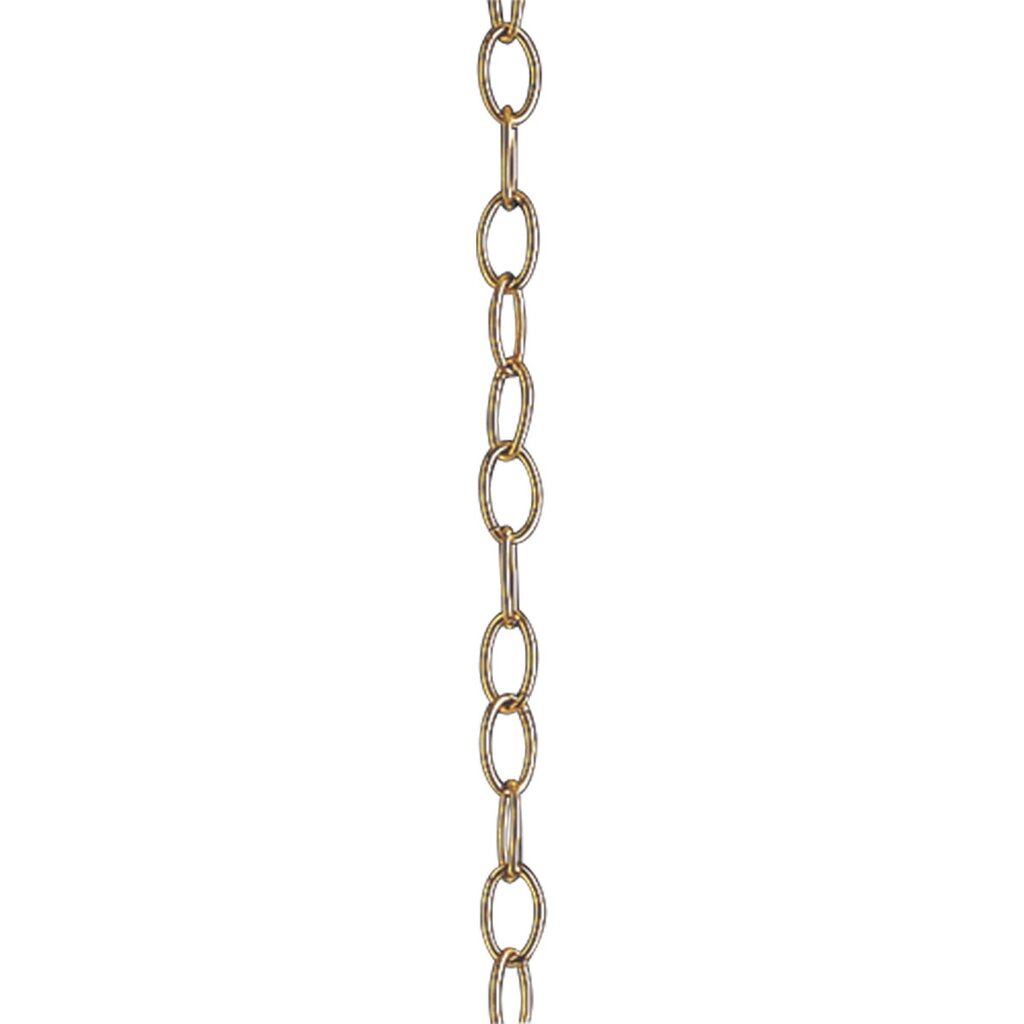 Progress Lighting P8757-10 Ten feet of 9 gauge chain in Polished Brass