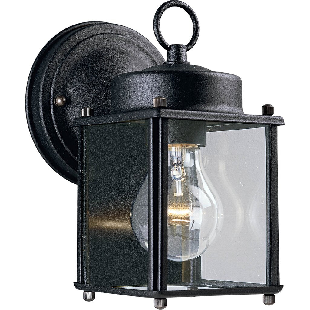 Progress Lighting P5607-31 Fixture Coach lantern with clear flat glass