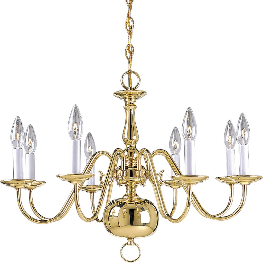 Progress Lighting P4357-10 Chandelier Fixture Eight-light chandelier