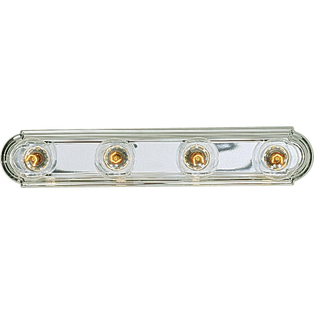 Progress Lighting P3025-15 Bath Fixture Four-light embossed wall mount