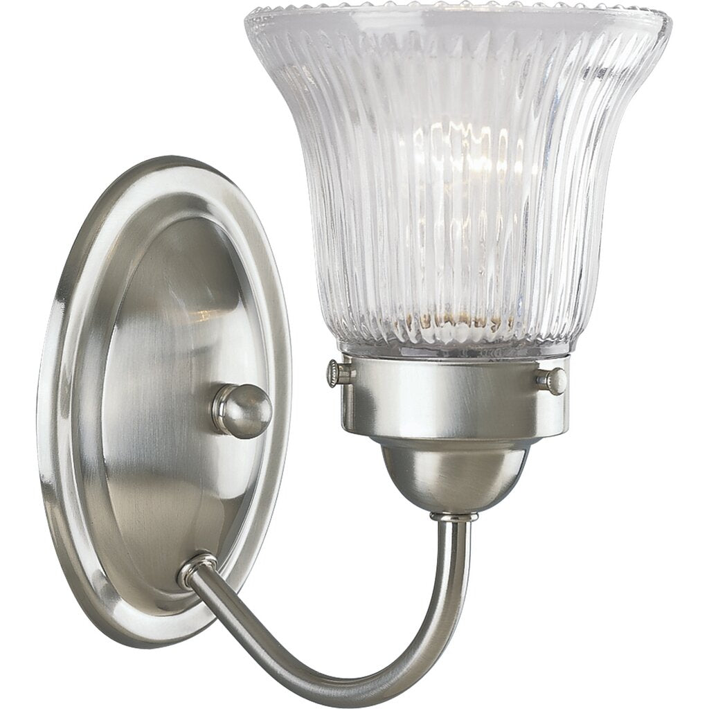 Progress Lighting P3287-09 Bath Fixture Fluted Glass 1-light bath