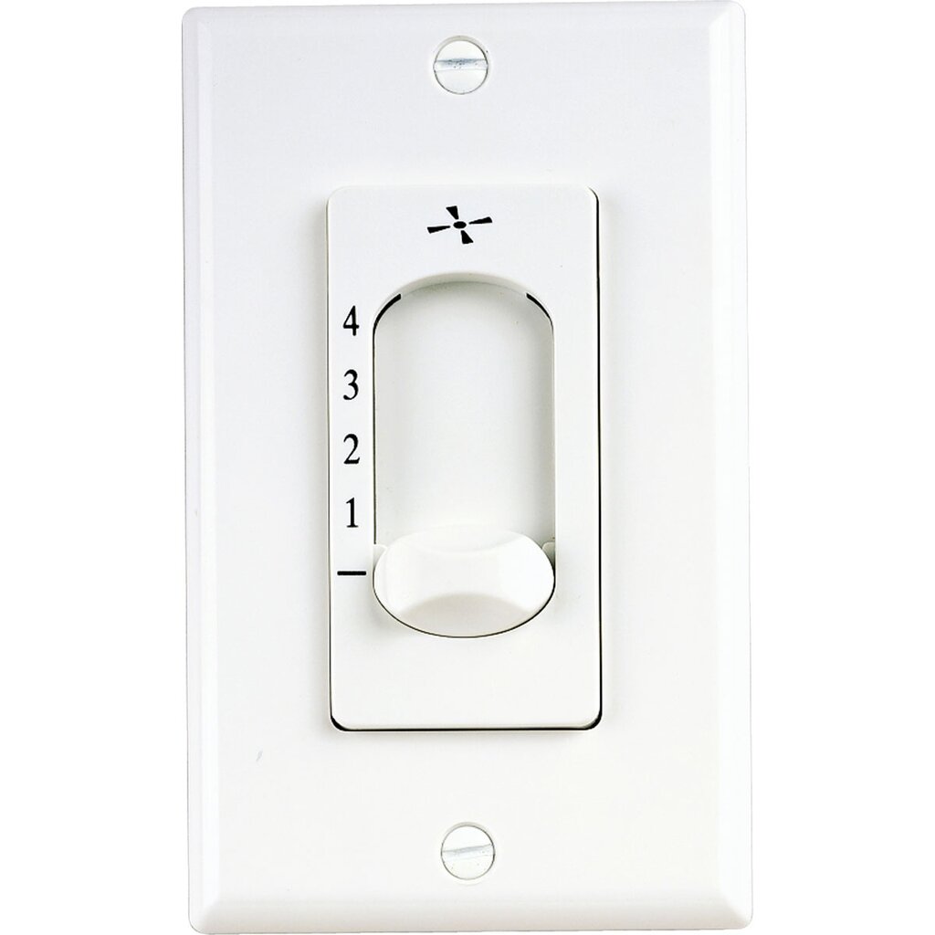 Progress Lighting P2613-30 Fixture Four-speed ceiling fan control