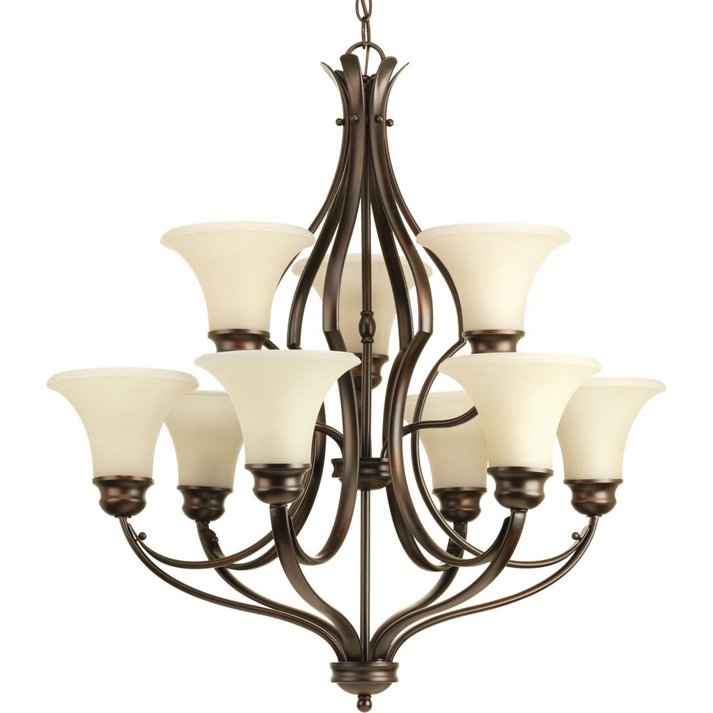 Progress Lighting P4037-20 Chandelier Fixture Nine-light chandelier