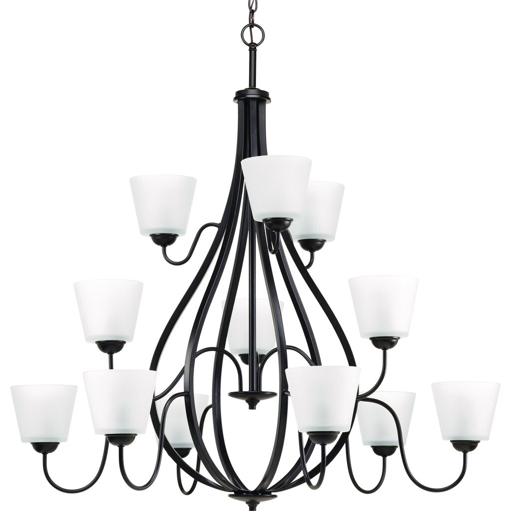 Progress Lighting P4748-20 Chandelier Fixture The twelve-light
