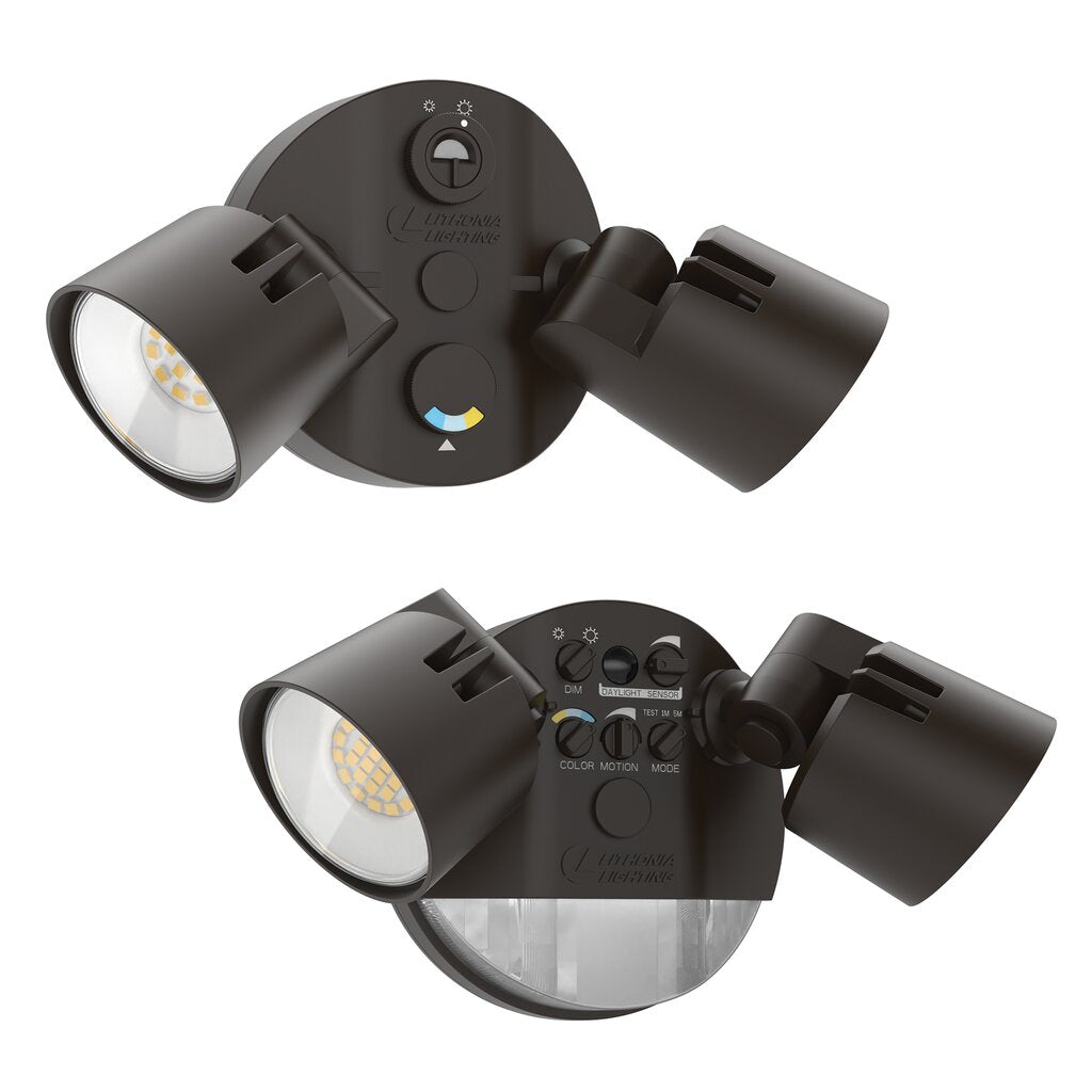 Lithonia HGX LED 2RH ALO SWW2 120 PIR DDB M2 Fixture The HomeGuard LED