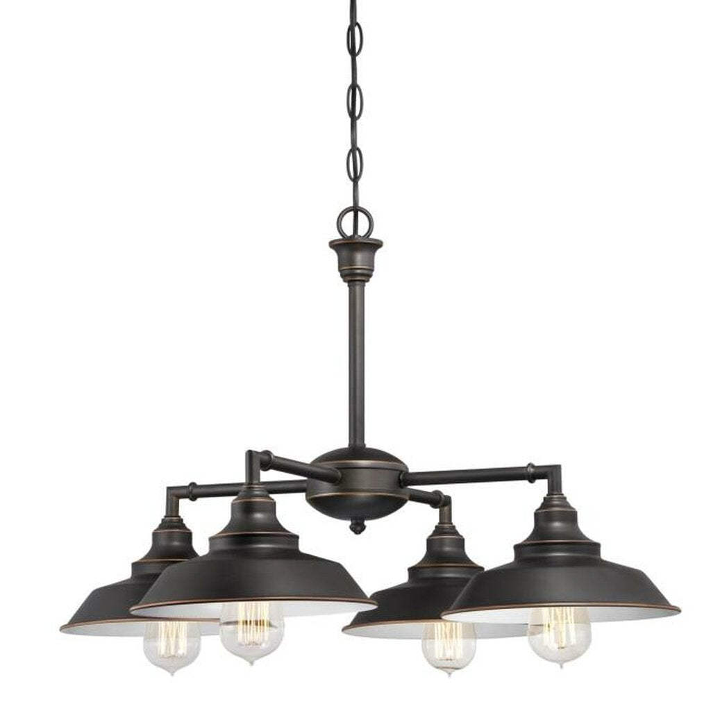 Westinghouse 6343300 Chandelier Fixture 4 Light /Semi-Flush Oil Rubbed