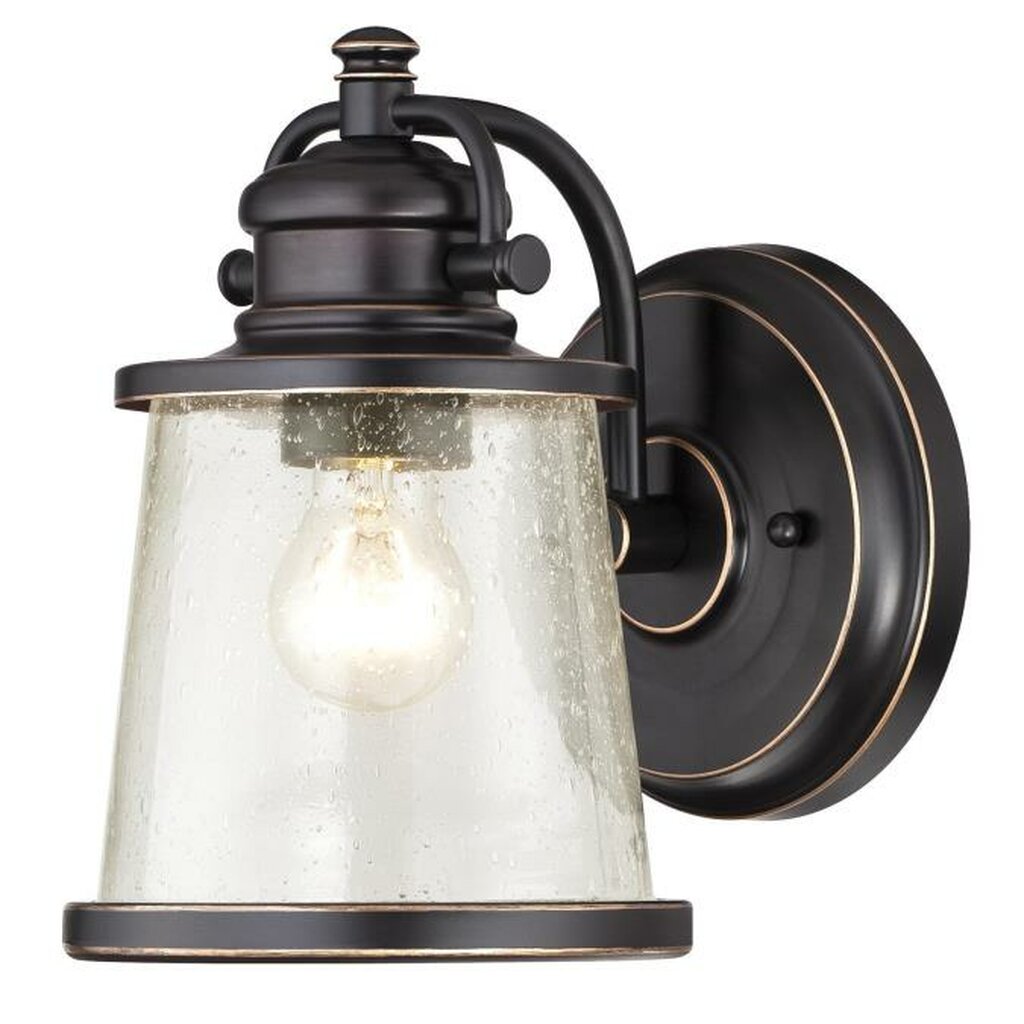 Westinghouse 6204000 Fixture 1 Light Wall Amber Bronze Finish with