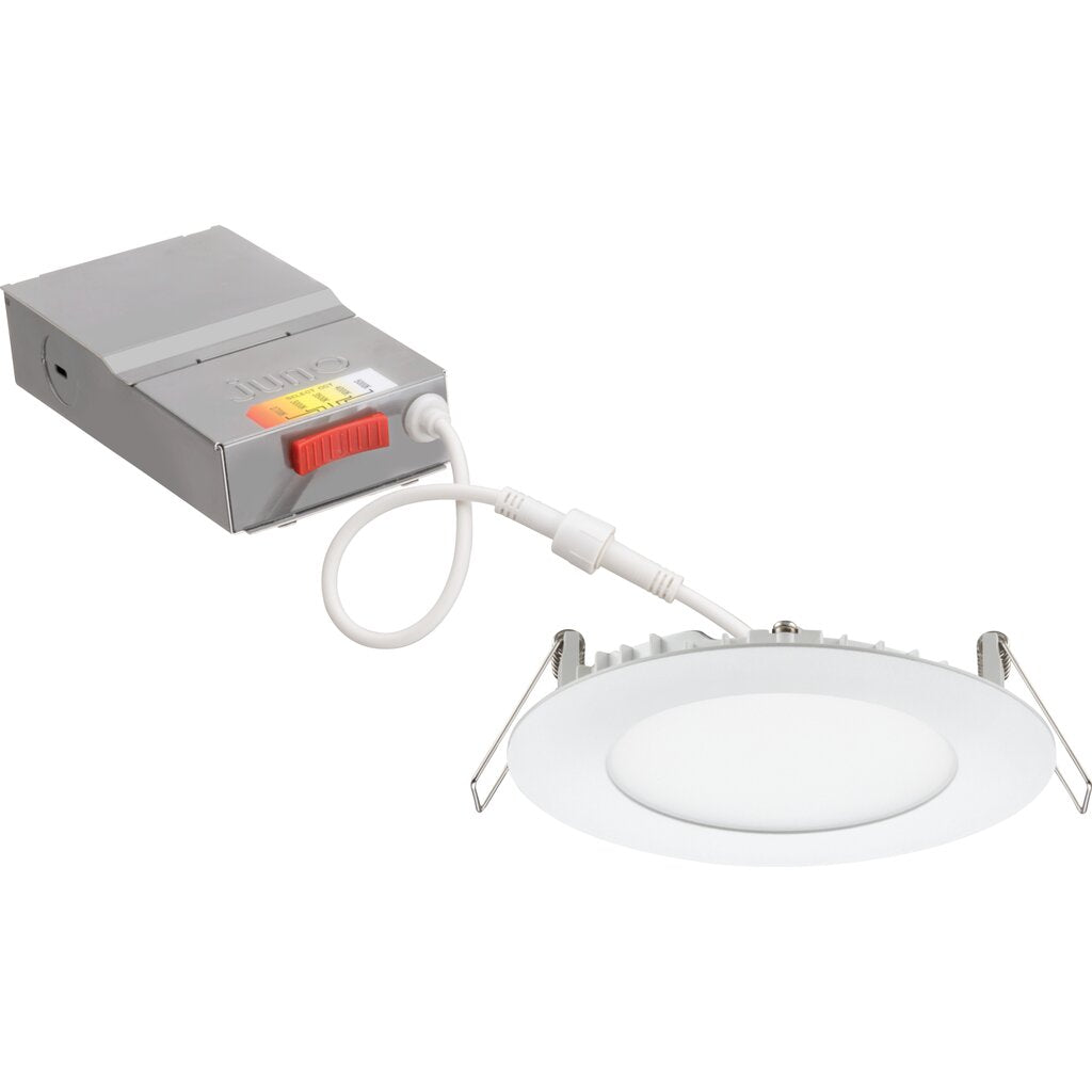 Lithonia WF4 SWW5 90CRI MB M6 Fixture 4" wafer-thin LED downlight 5CCT