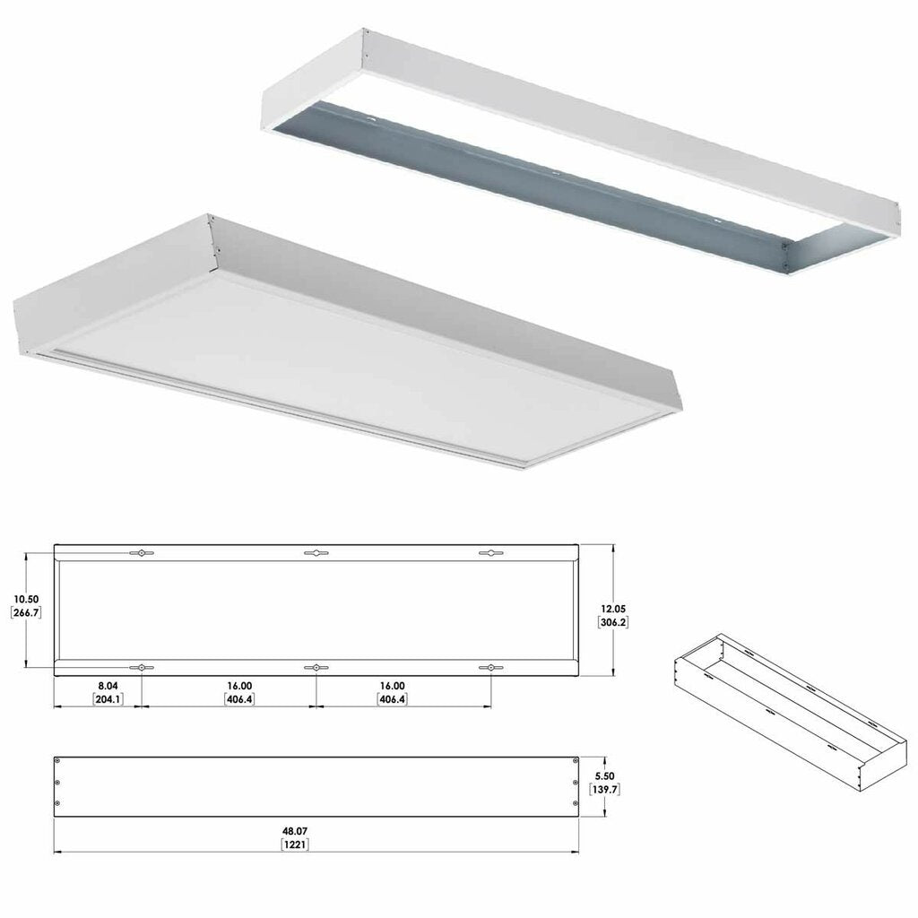 Lithonia 1X4SMKSHP PAF Surface Mount Kit