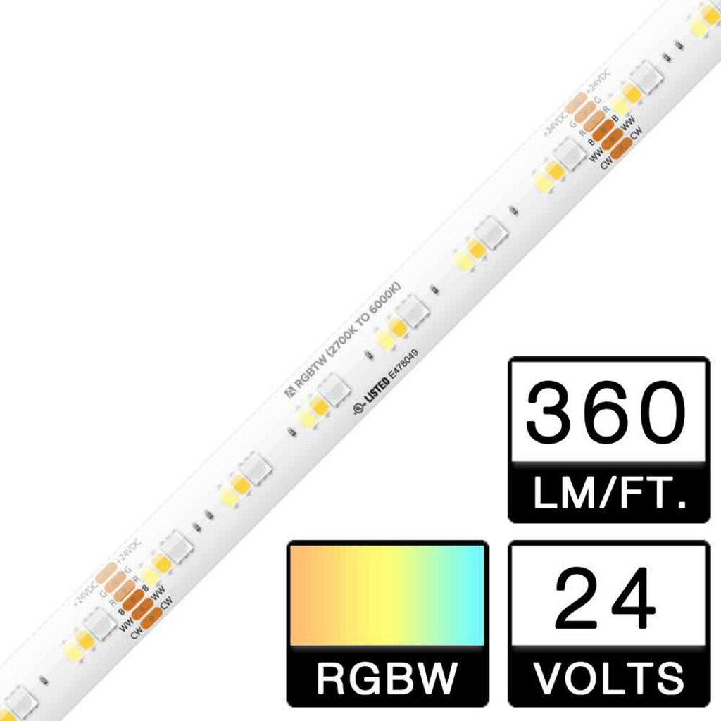 American Lighting SPTL-RGBW LED Tape Light 7W LED TruLux - 13ft Reel